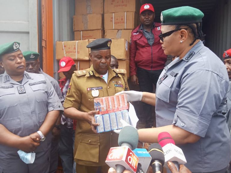 2,858 CARTONS OF EXPIRED MEDICAMENTS HANDED OVER BY KLT COMMAND TO NDLEA AS COMMAND RAKES IN ₦89.2 BILLION IN SIX MONTHS