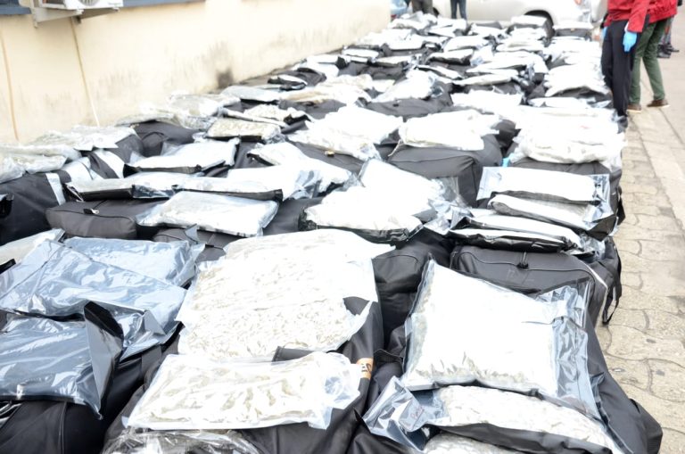 TCIP COMMAND SEIZES 55 BAGS OF LOUD WORTH OVER ₦4.7 BILLION