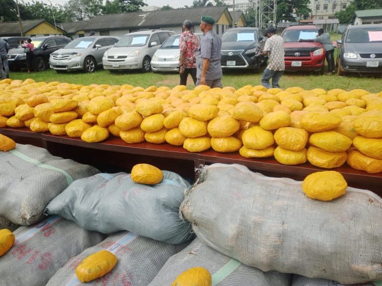 GREAT SWEEP: FOU ‘A’ OF NCS SEIZES 3,029 PARCELS OF GHANAIAN LOUD, RICE, OTHERS WORTH OVER ₦3.3 BILLION 